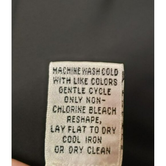 Talbots Black Wide-Leg Pants, Side Zip, Large, Professional Classic Dressy - Picture 6 of 6